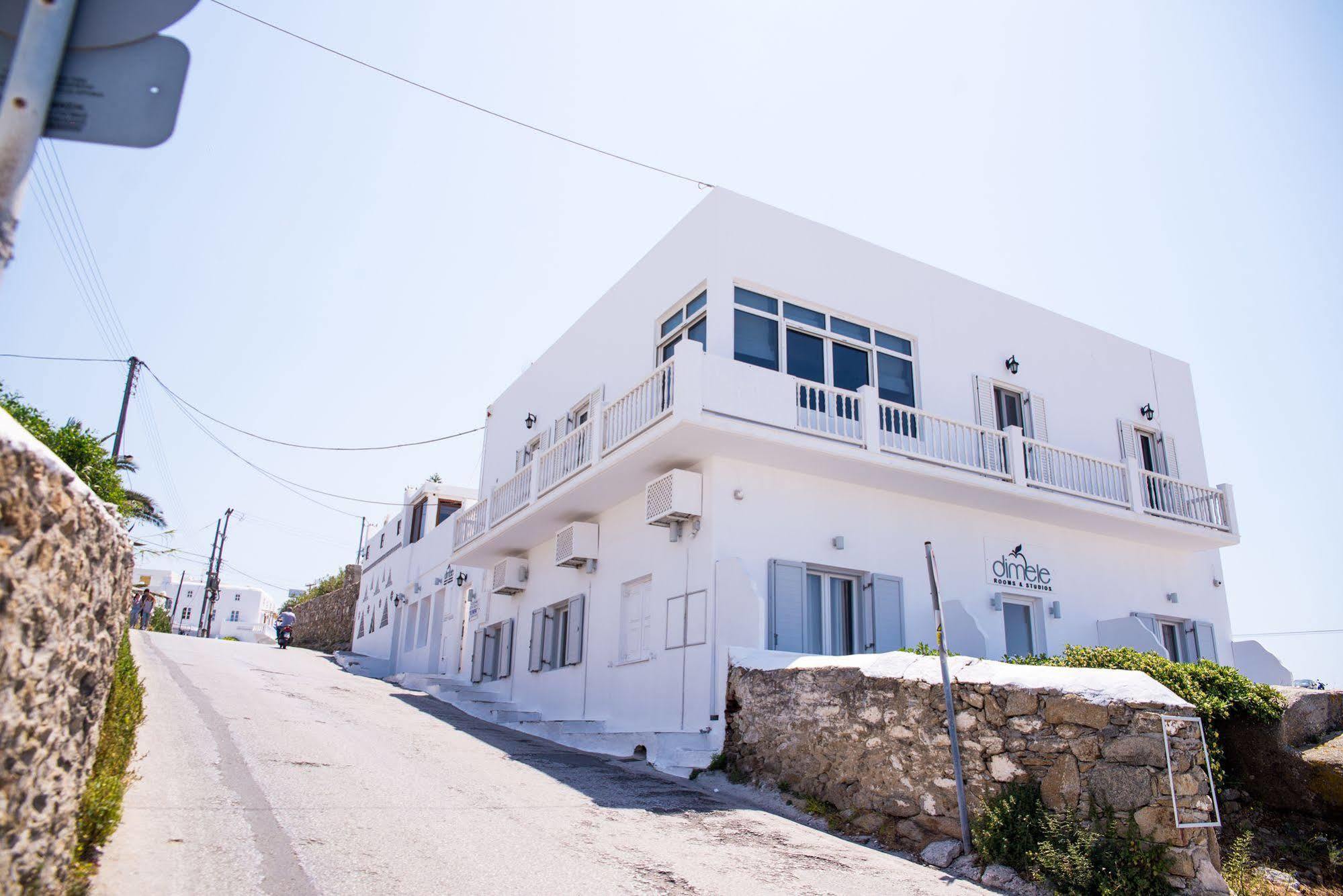 Dimele Rooms & Studios Mykonos Town Bagian luar foto